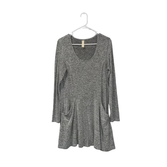 Altar'd State Long‎ Sleeve Grey Dress with Pockets Size Medium - Picture 1 of 5